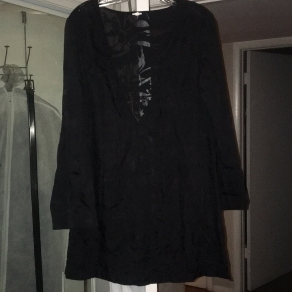 Old Navy Other - 🚫SOLD🚫Old Navy M black sheerish coverup.